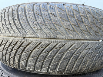 PREDÁM sadu 17" AL disky Mercedes-Benz +zimné pneu MICHELIN - 6