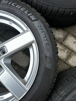 Predám elektrony ats 5x112 + zimné pneu Michelin 205/55 r16 - 6