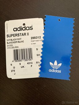 Adidas SUPERSTAR II, veľkosť 9 - 6