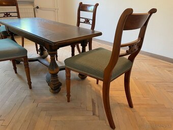 Starožitný jedálenský set v TOP stave - 6