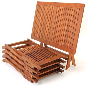 Drevený záhradný úložný box 300 L agát a plachta - 6