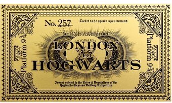zlato striebro minca proof Harry Potter hogwarts express - 6