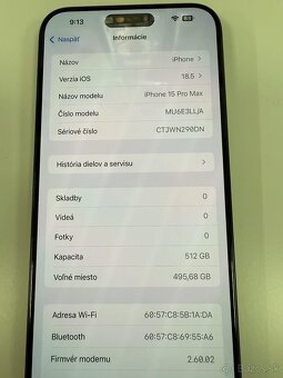 Apple iPhone 15 Pro Max 512GB US verzia - 6