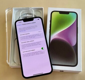 iPhone 14 Midnight BATERIE 100% TOP - 6