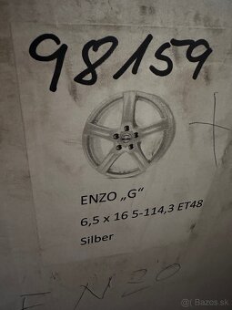 5x114,3 R16 6,5J ET48 nepoužité - 6