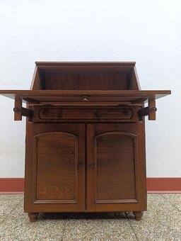 Rustikální/selský sekretář, velká komoda - 6