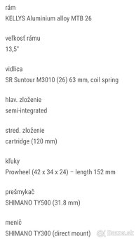 Kellys Naga 7o 26" - 6