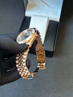 Seiko mod Datejust Green Rose - 6