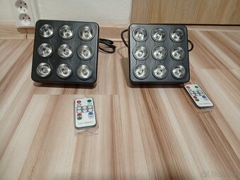 Nové LED par svetlá 9x10W - 6