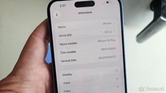 Apple iPhone 16 Plus 128GB modrý - aj vymením - 6