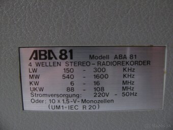 sanyo 9998 lu a ABA 81 - 6