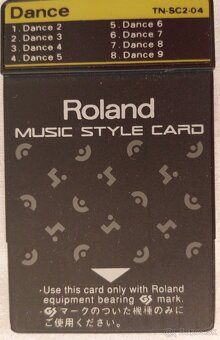 Roland E-70, a 4 karty TNSC - 6