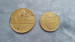 Rôzne mince minca koruna halier dukát medaila - 6