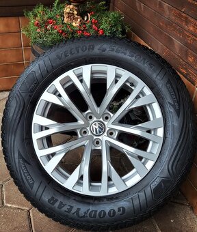 Alu R18 5x112 orig. VW Touareg, Audi Q7  + zimné 255/60 R18 - 6