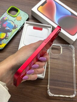 Apple iPhone 14 128GB Red- tip top stav - 6