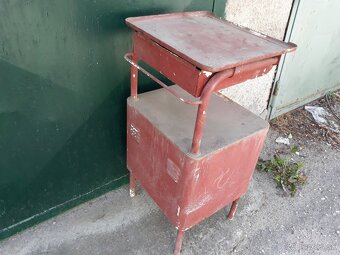 Stolík-industriál-brusel... - 6