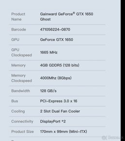 graficka karta Geforce GTX - 6