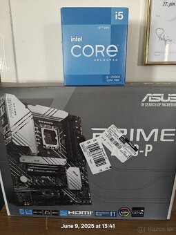 Intel core i5 12600k + GRÁTIS KOMPLET PC DDR5 - 6