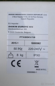 Klimatizácia Daikin - používaná - 6