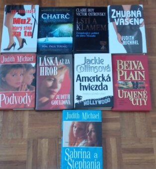 rôzne knihy, aj jednotlivo-2,50€ - 6