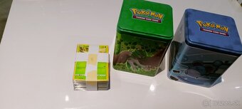 Pokémon sety - karty + plechovky - 6