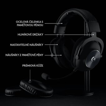 Logitech PRO X Wireless Lightspeed Gaming Headset - 6