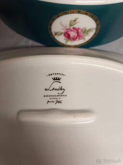 Jedálenský porcelánový servis - J. Ježek, Nefertiti, Loučky - 6