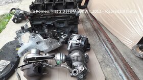 Alfa Romeo, Fiat 2,0 JTD 99KW r.2012 - rozpredám motor na di - 6