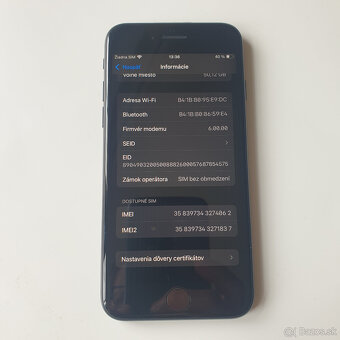 iPhone SE 2020 64 GB čierny veľmi pekný stav - 6
