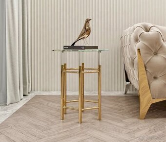 Konzola/komoda Amaretto Premium Glamour Gold - 6