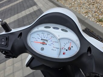 SYM Fiddle II 125s biely, 3900km - 6