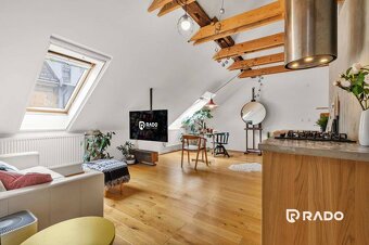 RADO | Štýlový 3i podkrovný byt s loggiou | 84m² | Staré Mes - 6
