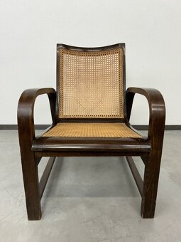 Oddychové art deco kreslo no.668 Thonet Debrecen - 6
