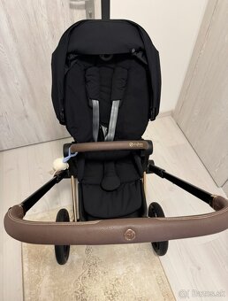 Trojkombinácia Cybex PRIAM Rosegold, Sepia black - 6