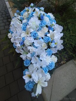 Smútočný veniec slza - 6