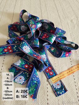 Stary kroj stuhy čepce zápästky - 6