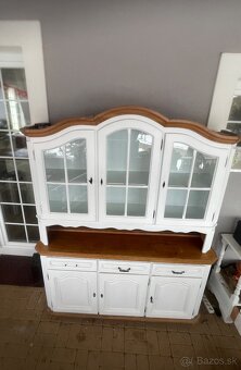 Starožitná presklená vitrína - 6