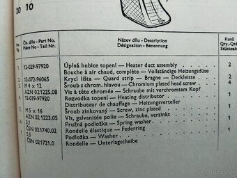 Seznam, katalog, dodatek na ŠKODA 100 vše za 49e. - 6