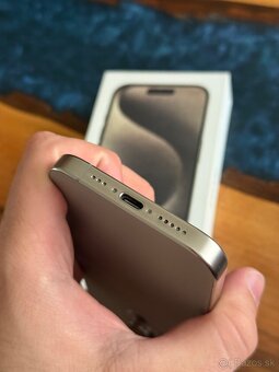 iPhone 15 Pro 128gb Natural originalny stav - 6