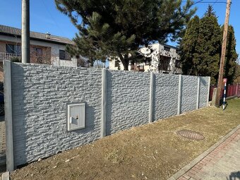 Najlacnejši betónový plot KOŠICE s montažou len 83€ - 6