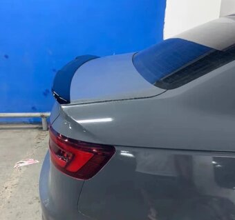 AUDI A4 S4 RS4 B9 spoiler kridlo lipko (čierne) na kufor - 6