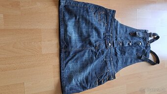 Nové nenosené džínové šaty L.XL - 6