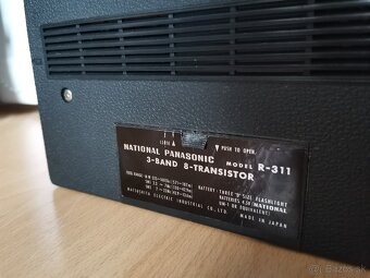 RÁDIO PRIJÍMAČ NATIONAL PANASONIC R-311 - 6