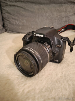 Canon EOS 500D + objektív, príslušenstvo a taška - 6