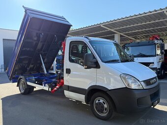 IVECO DAILY TROJSTRANNÝ SKLÁPAČ + HYDRAULICKÁ RUKA do 3,5t - 6
