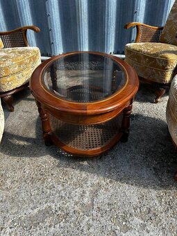 Starožitné ratanové kresla / sedenie - 6