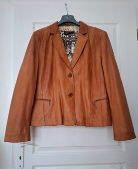Kožená bunda dámska, sako - 6