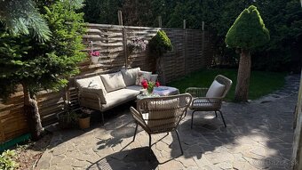 Ratanová sedačka James s kreslami - 6