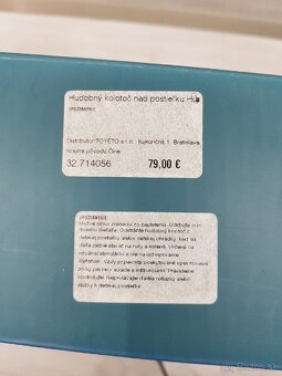 Hudobný kolotoč nad postieľku Húsky
PC80€ - 6