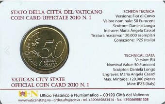 Vatikan Papez Frantisek CoinCard 50 euro cent - 6